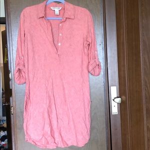 Long-sleeve t-shirt dress